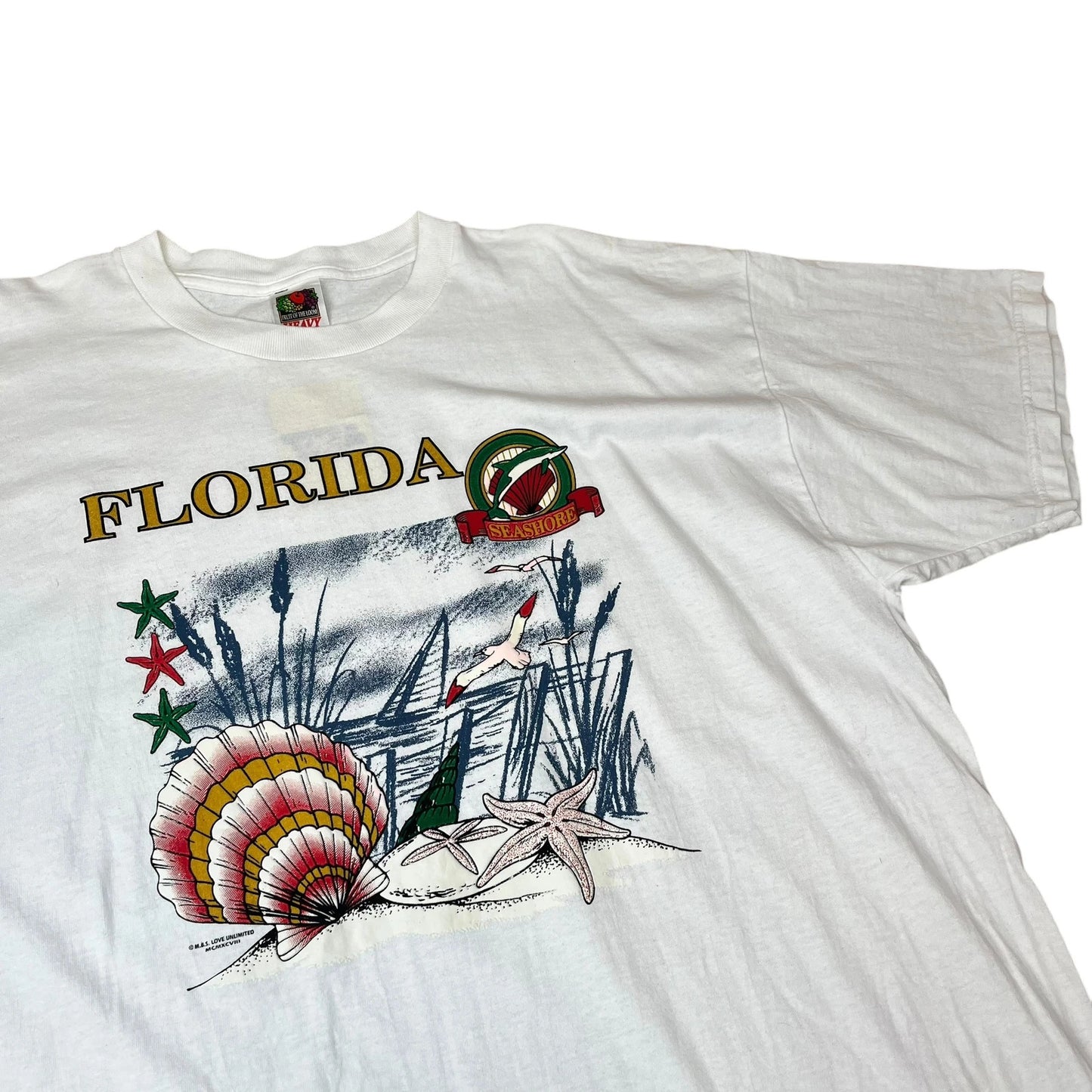 Florida Seashore Souvenir T-shirt