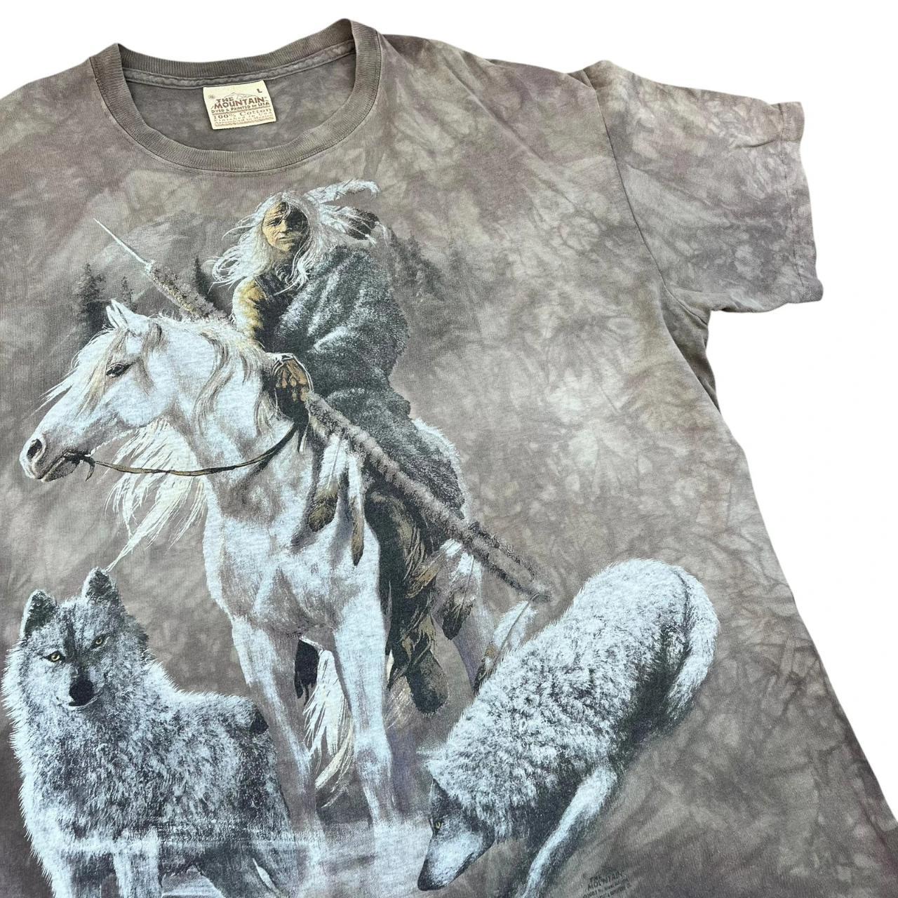 Native American, Wolf and Horse T-shirt