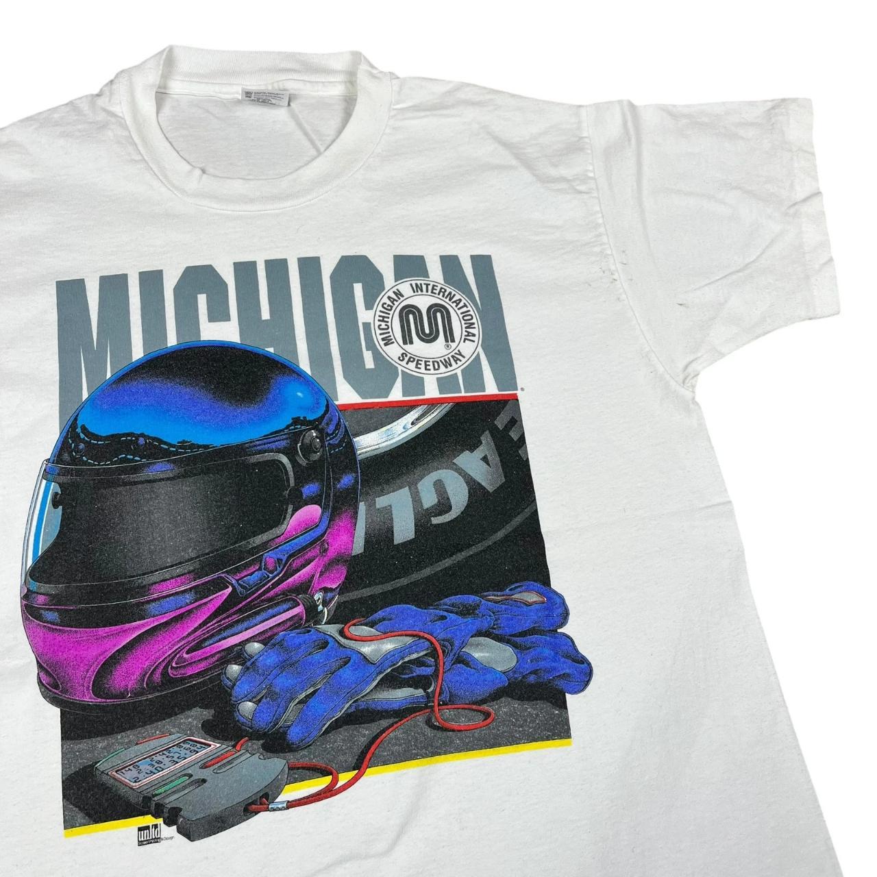 USA Michigan International Speedway single stitch T-shirt