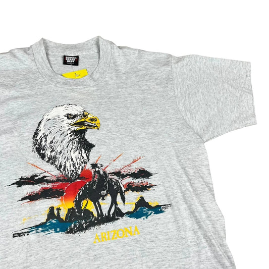 Arizona Sunset Native American and Eagle T-shirt