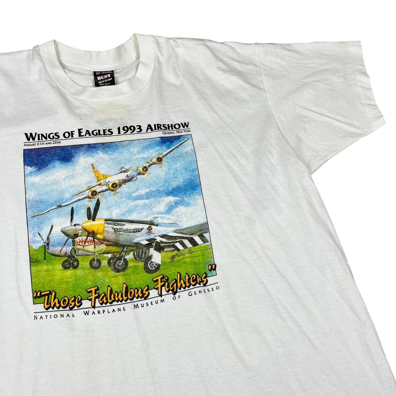 National Warplane Museum Geneseo Wings of Eagles Air Show T-shirt (1993)