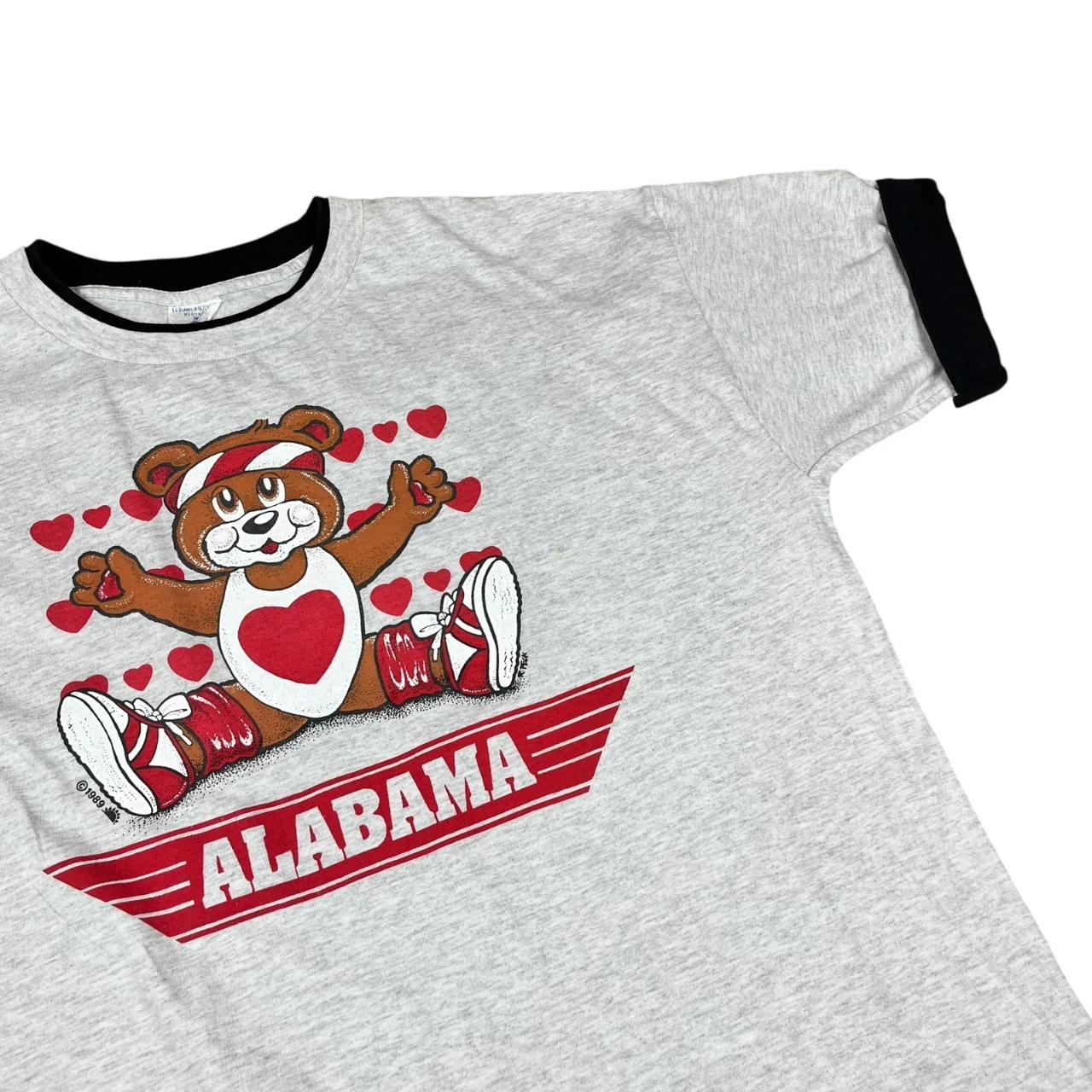 Alabama State Cute Teddy Bear Ringer T-shirt