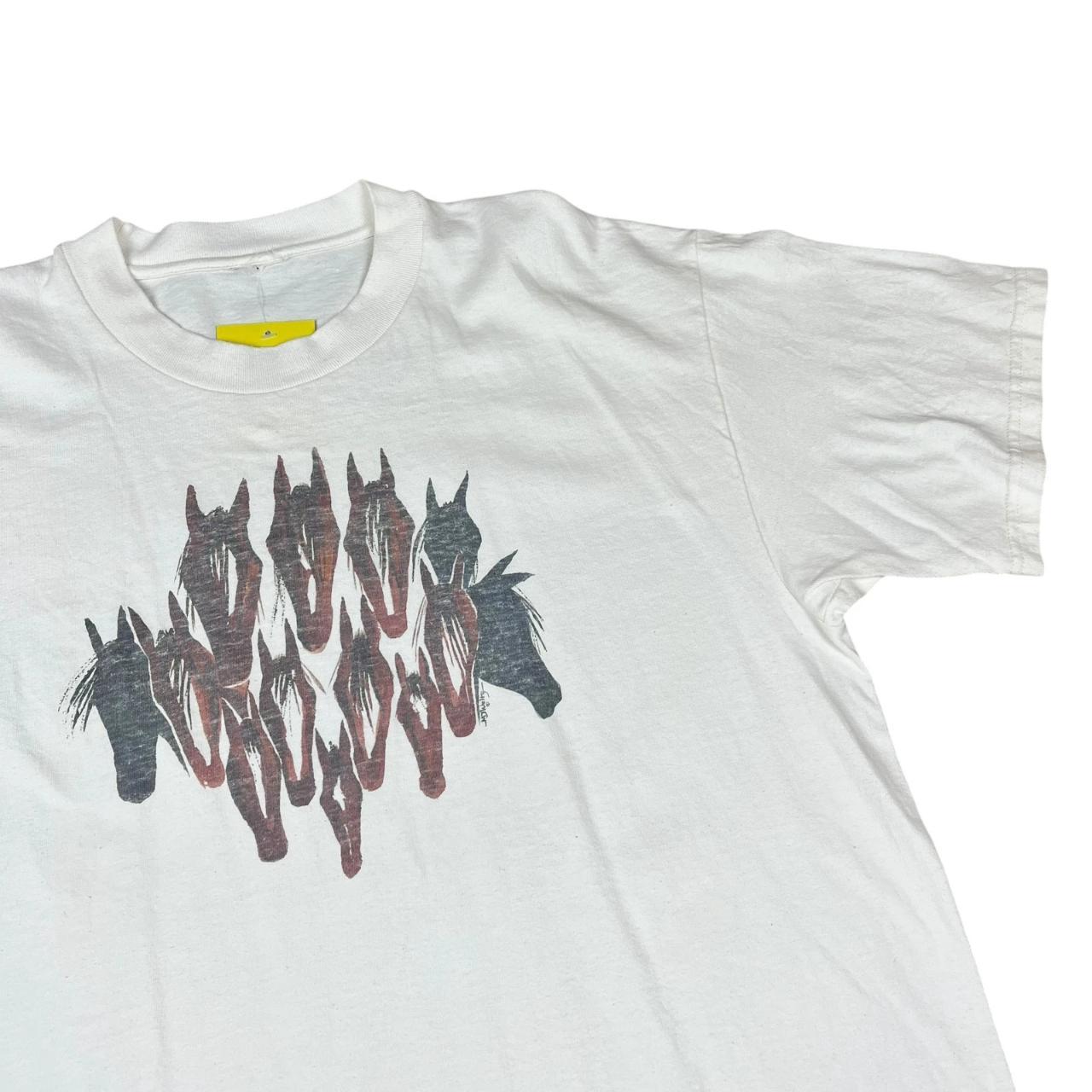 Cute Horses Heads and Tails T-shirt (1990s)