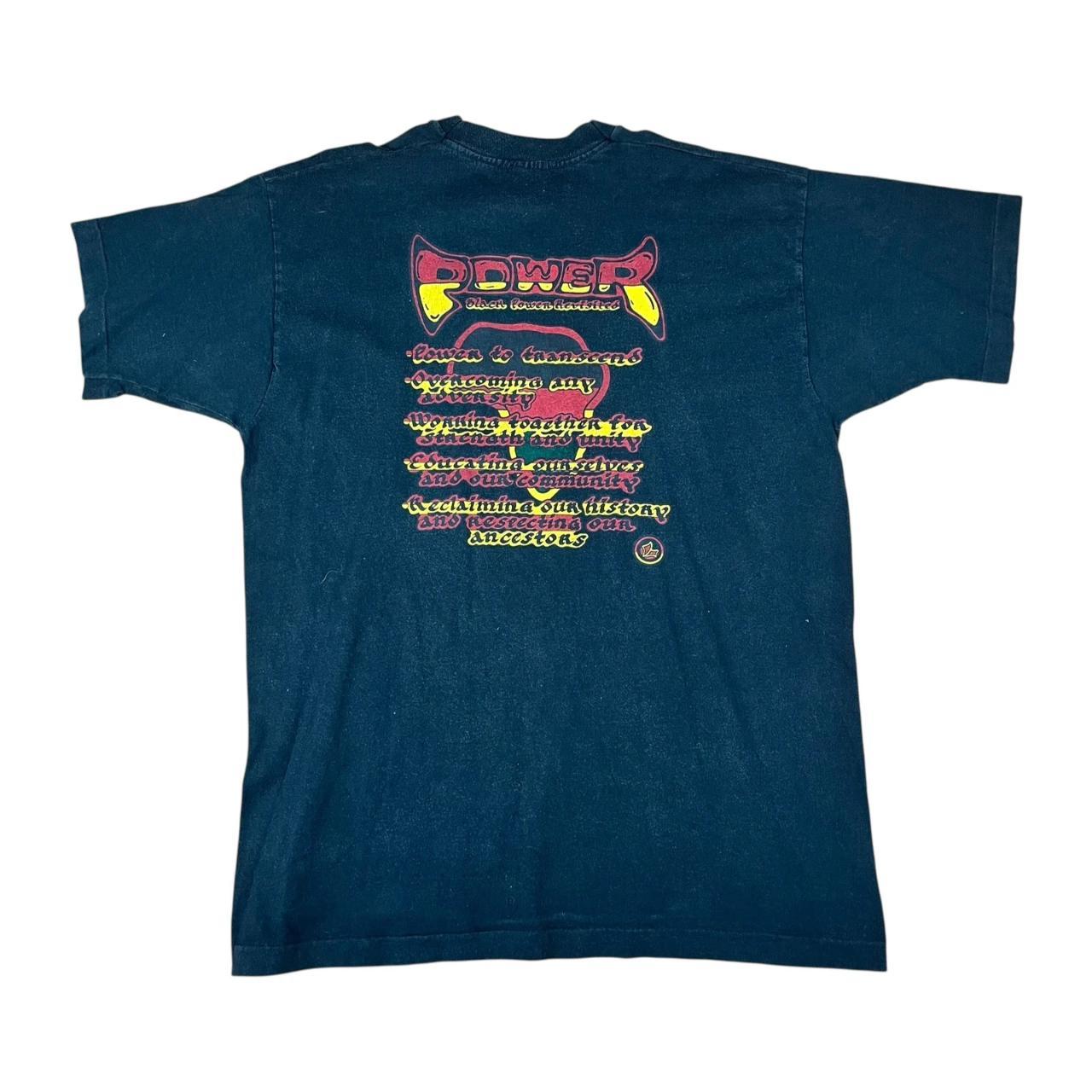 USA Iowa State University black power civil rights T-shirt (1997)