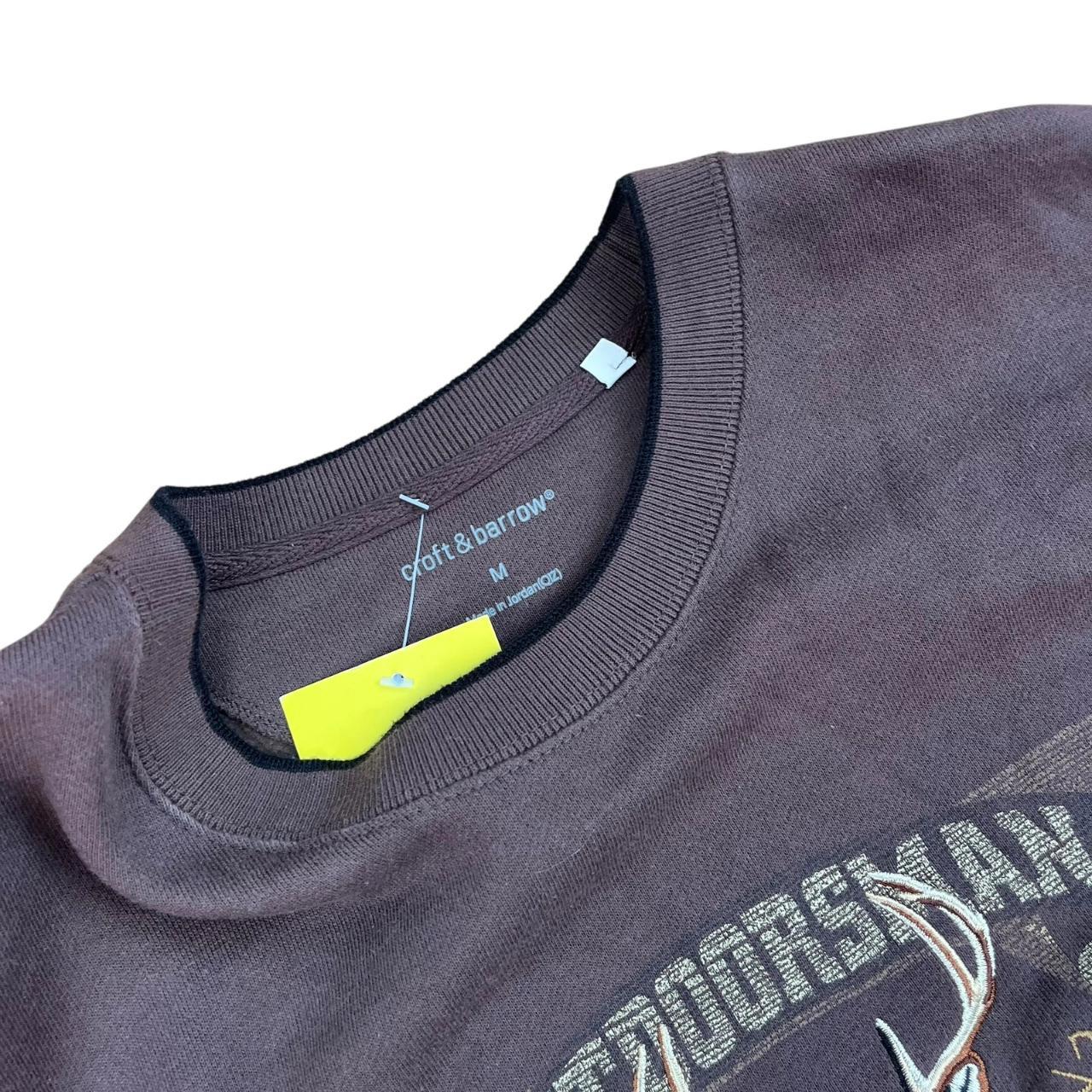 Embroidered Deer Duck and Pheasant Sweatshirt