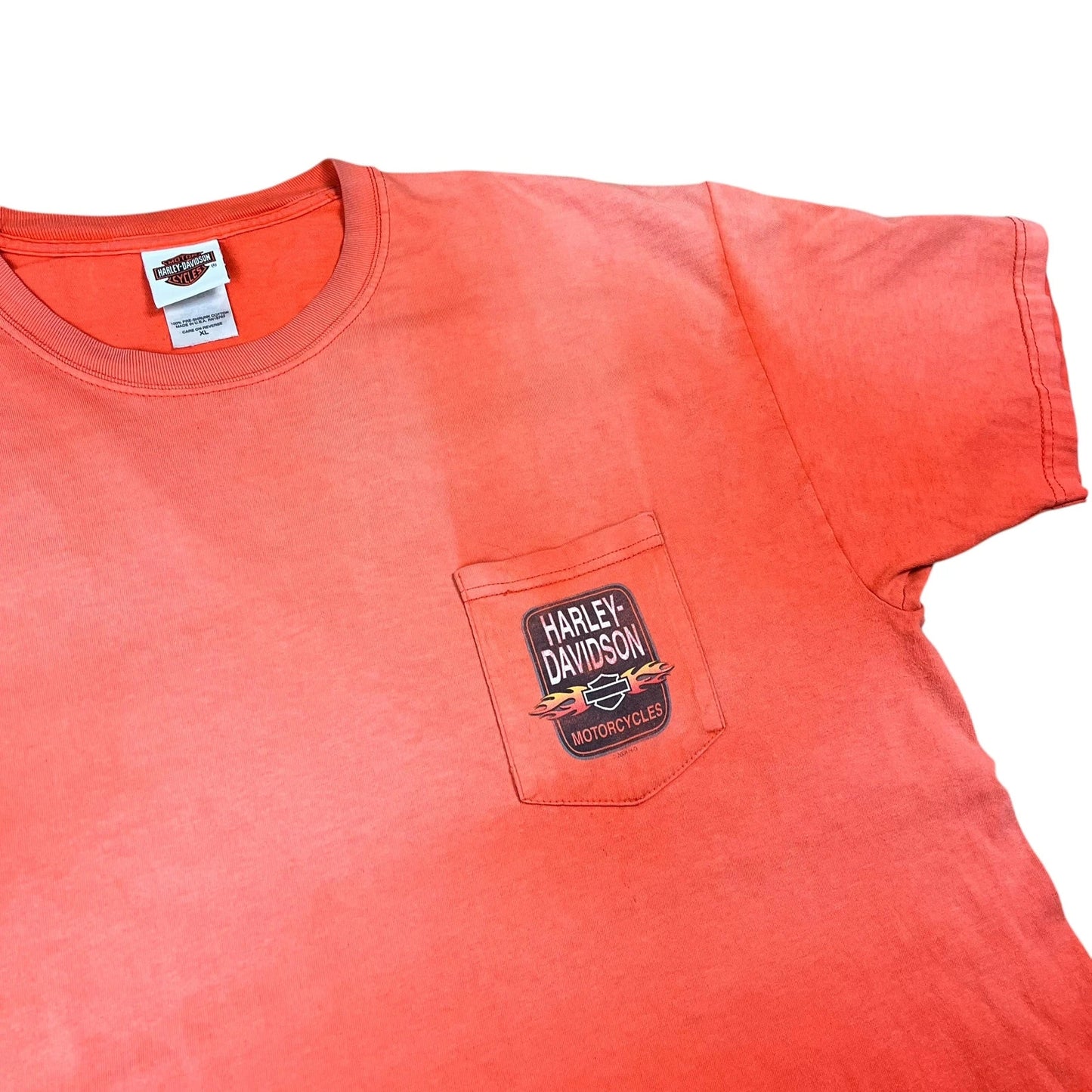 Harley Davidson Motorcycle Pocket T-shirt
