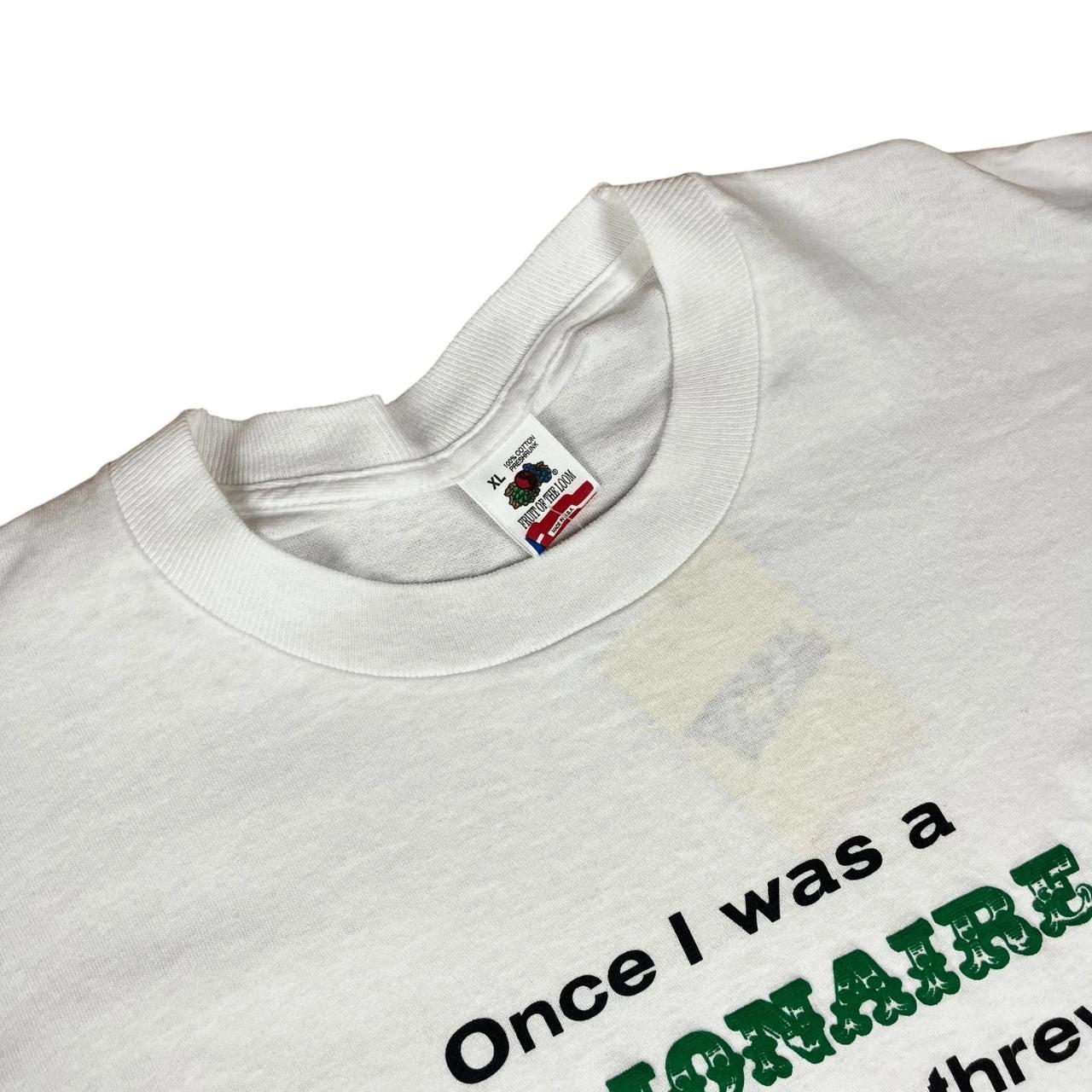 USA Funny Comedy Baseball Card T-shirt (1990)