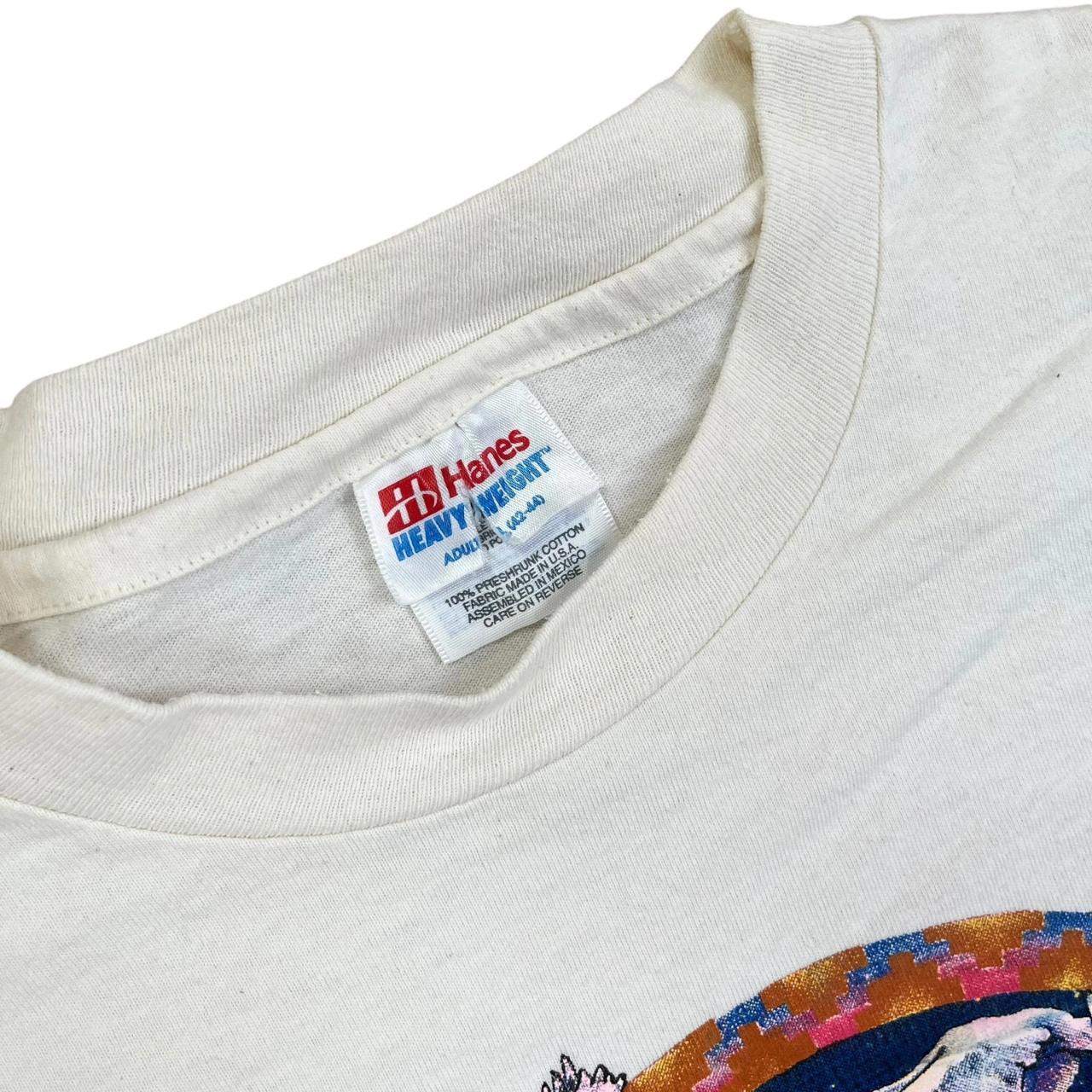 Native American Woman, Wolf & Swans single-stitch T-shirt (1990s)