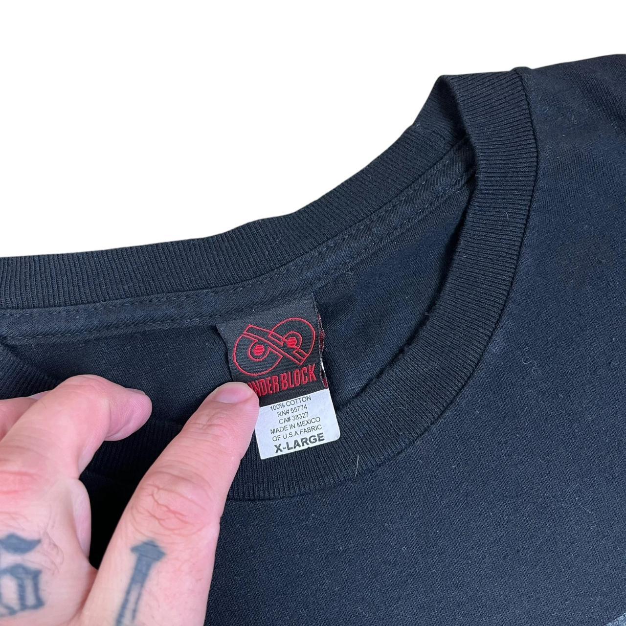 Misfits Ghoul Skull black on black T-shirt (2001)
