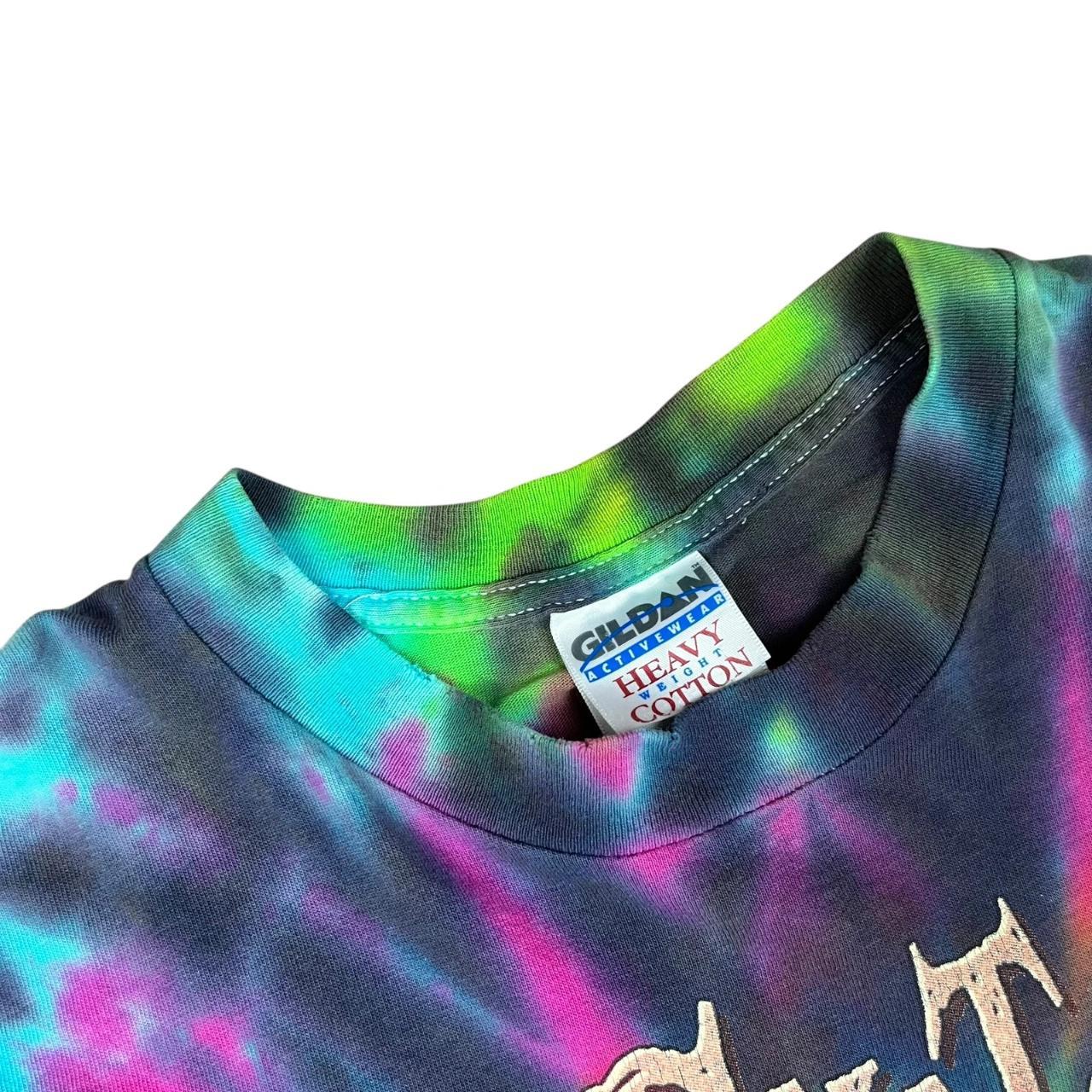 Leech Lake Minnesota - Bait Snatchers Walleye Fish tie dye tee - (1999)
