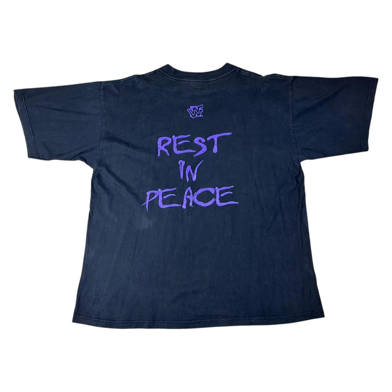 Rare Vintage USA WWF - The Undertaker Rest in Peace - Wrestling T-shirt (1995)