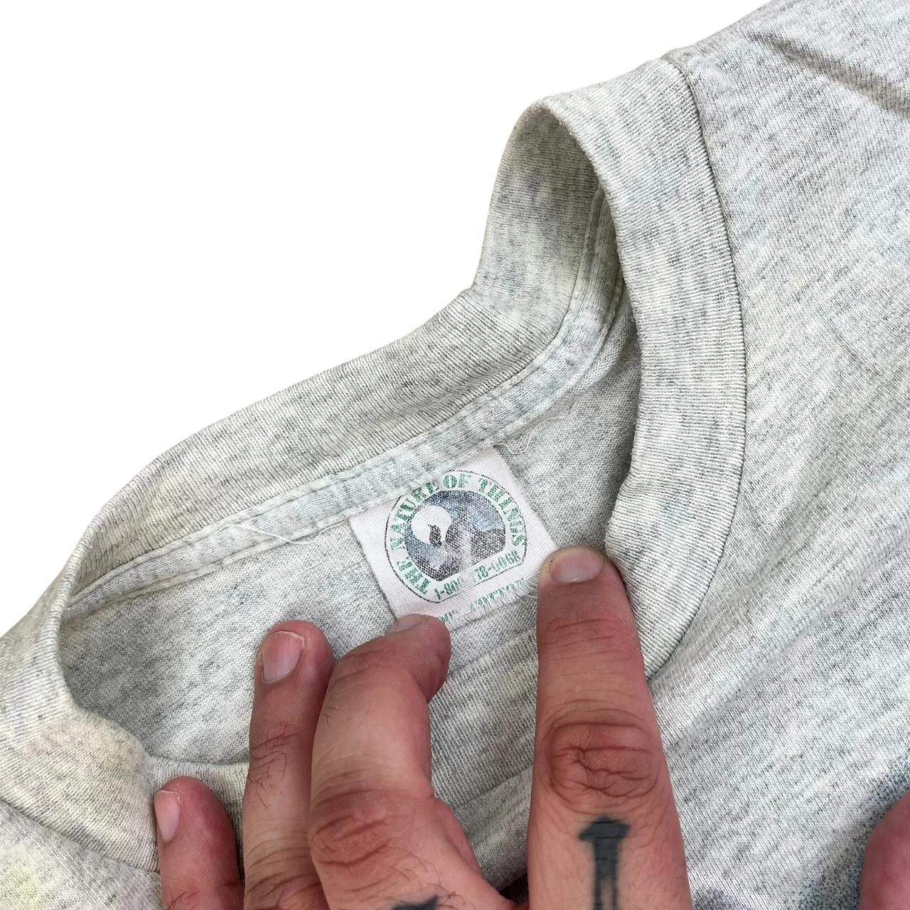 White Wolf Pack single stitch embroidered T-shirt
