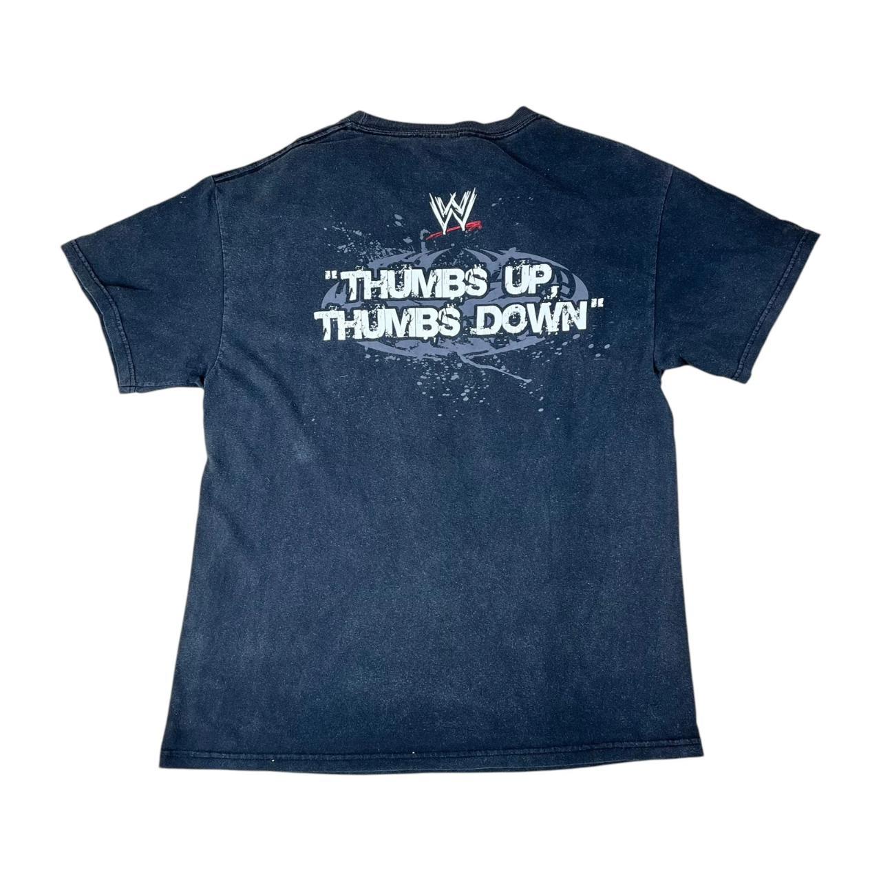 Wrestling USA Dave Batista Thumbs Up Thumbs Down T-shirt (2007)