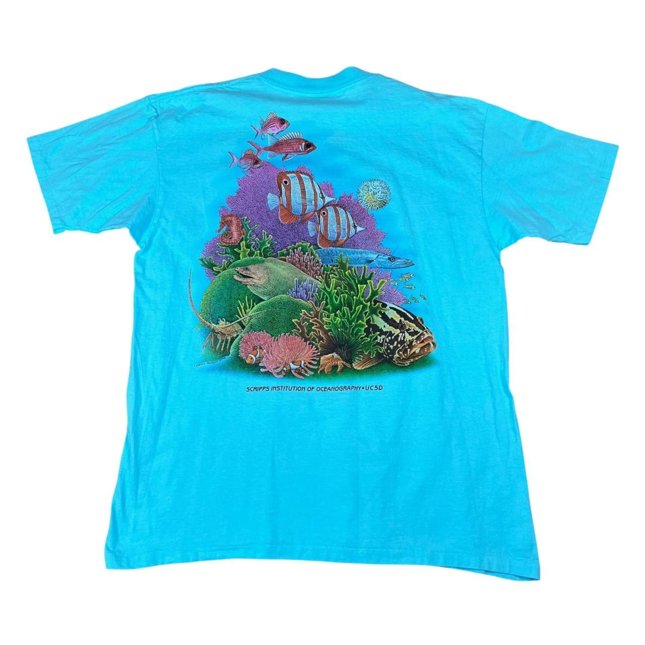 Stunning Scripps Institution of Oceanography (UCSD) Sea Creatures T-shirt (1988)