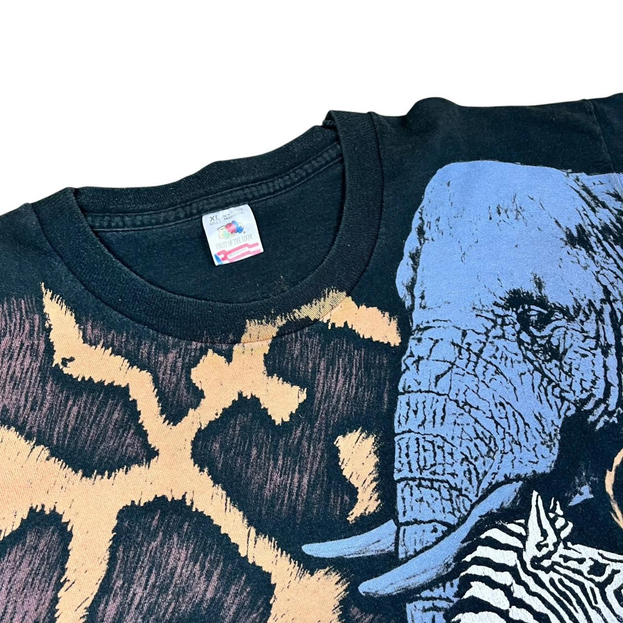 All-over print Safari T-shirt - Elephants, Cheetahs, Zebras etc - an Eye Catcher!