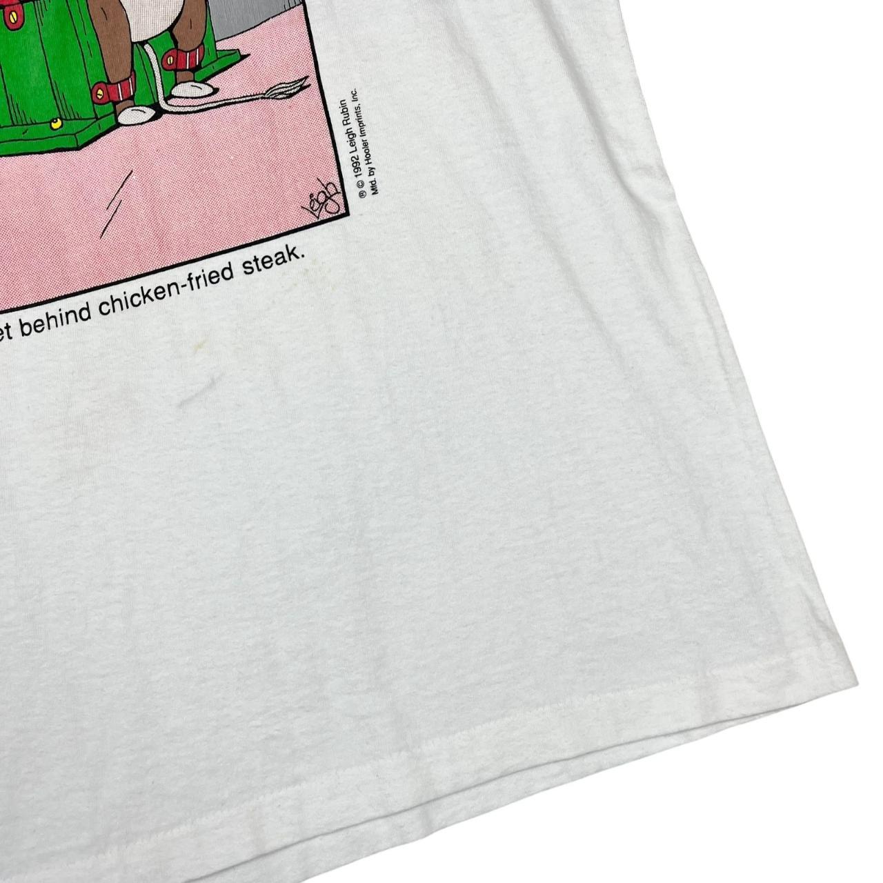 Humour Rubes - The darkside behind chicken fried steak - Comedy T-shirt (1992)