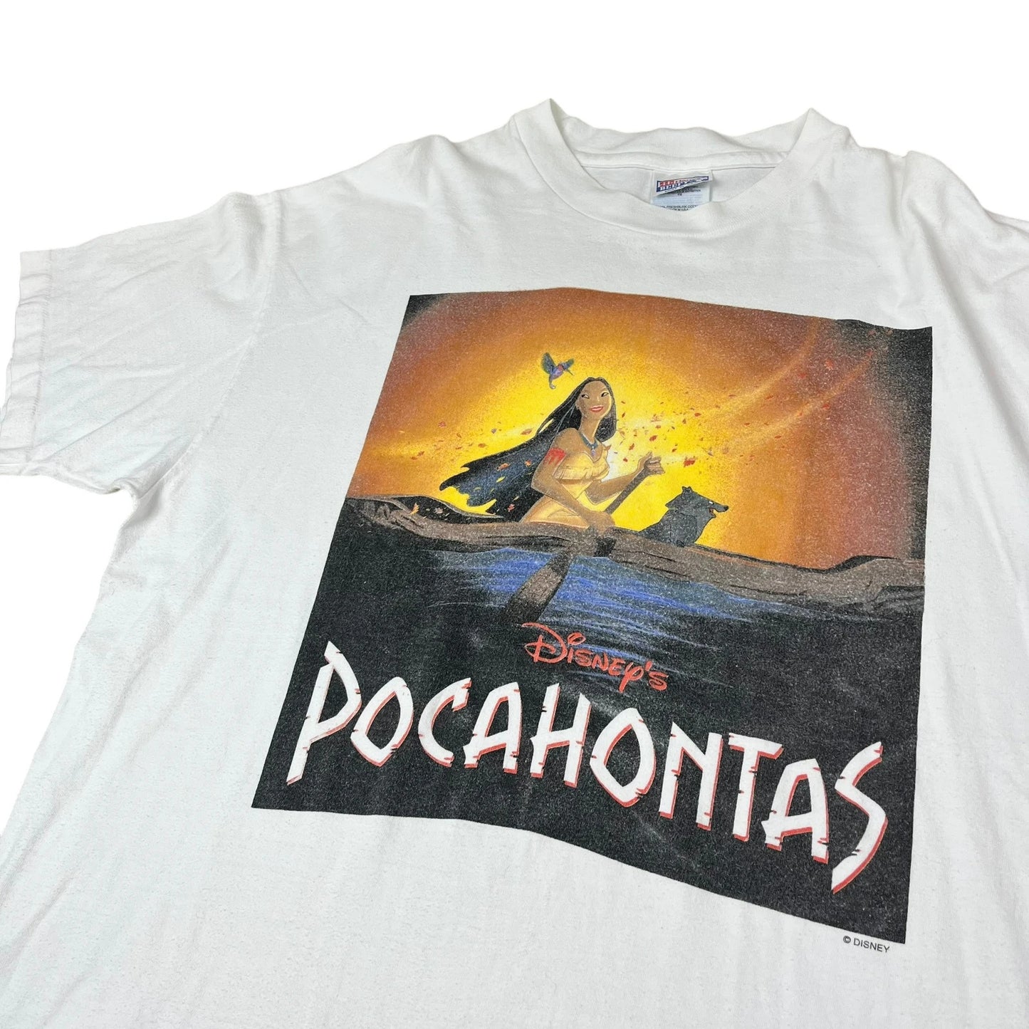 RARE single-stitch Disney Pocahontas Promotional T-shirt (1990s)