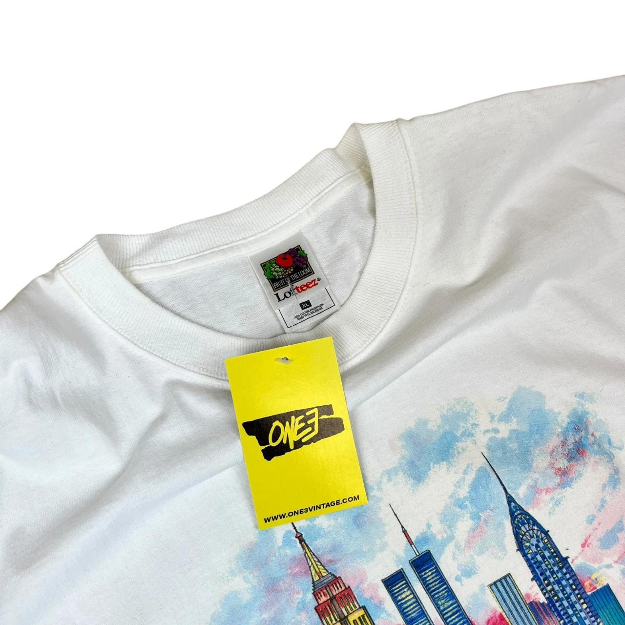 US New York City Skyline with World Trade Centre Towers Souvenir T-shirt (1997)