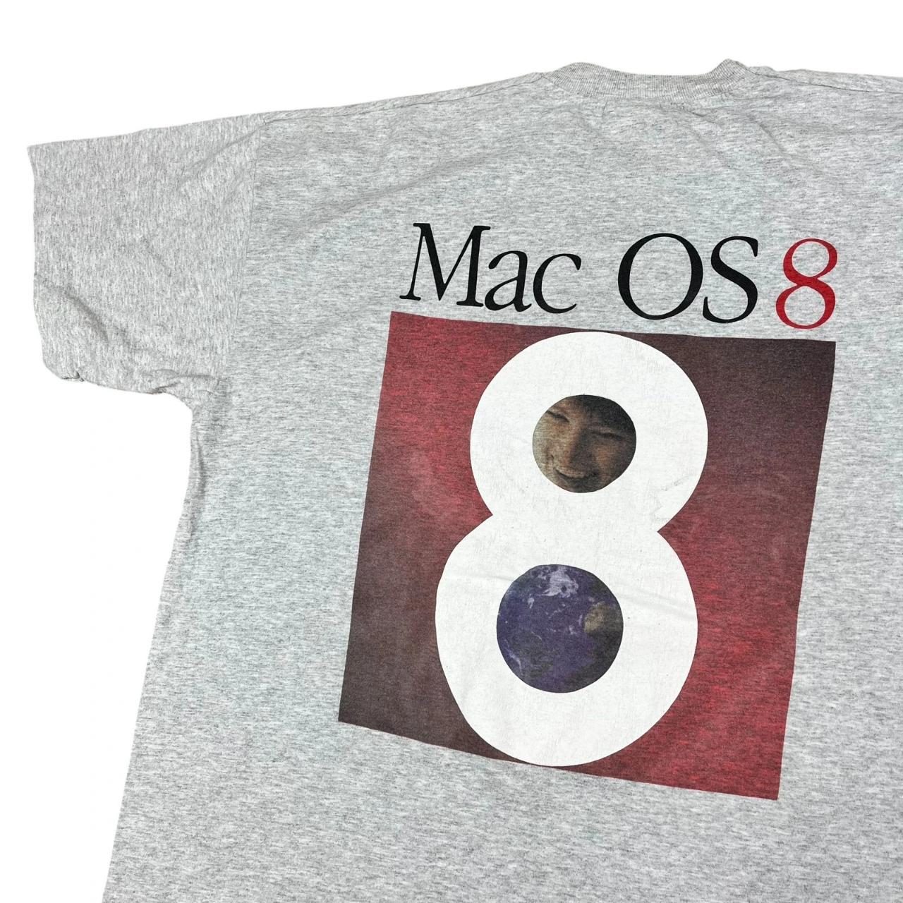 Rare vintage USA single stitch Apple Macintosh Mac OS8 software T-shirt