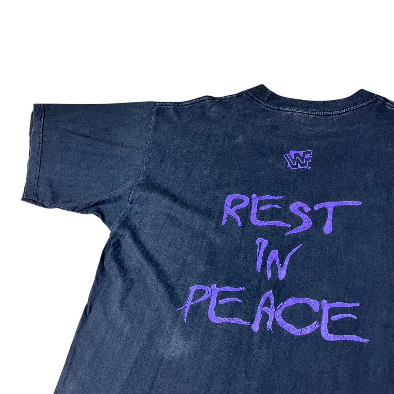 Rare Vintage USA WWF - The Undertaker Rest in Peace - Wrestling T-shirt (1995)