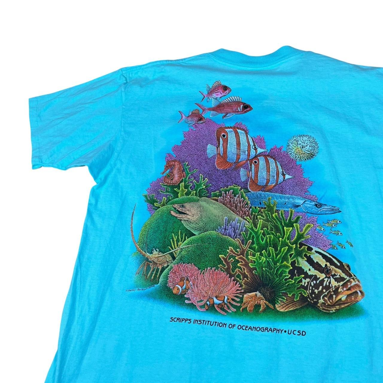 Stunning Scripps Institution of Oceanography (UCSD) Sea Creatures T-shirt (1988)